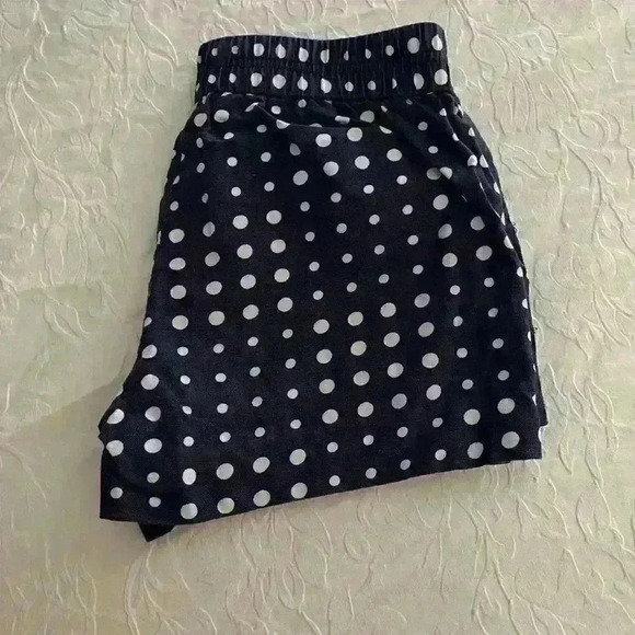 J. crew elastic blue polka dot shorts - Picture 4 of 4